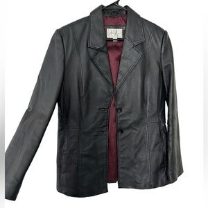 Women’s Vintage Fairweather 100% Genuine Leather Jacket Blazer